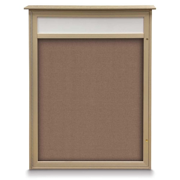Triple Door Enclosed Indoor Letterboard